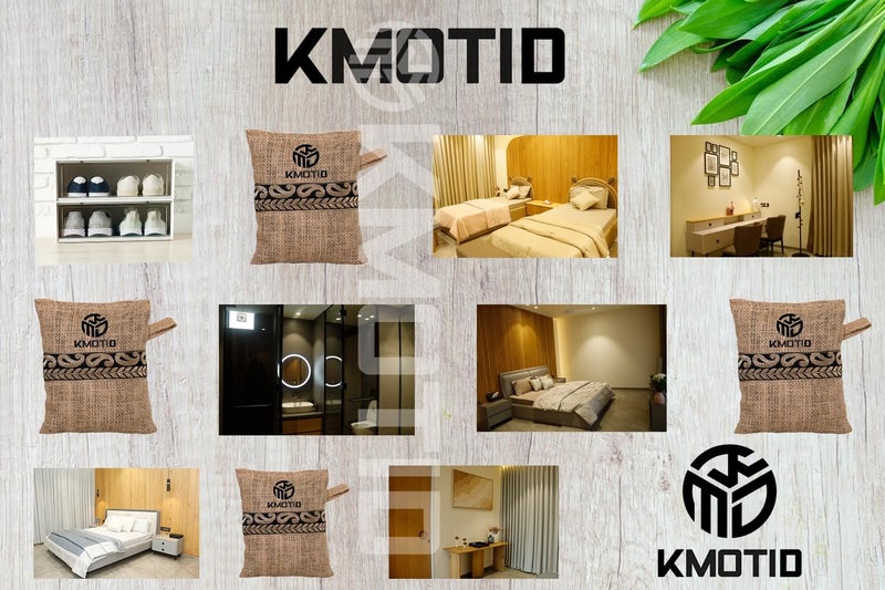 KMOTID KMOTID Nonelectric Natural Activated Carbon Odor Absorber Air Purifier Bags to Deodorize and Dehumidify for FridgeShoesCarRoomsPetsKitchen use Black - Image 3