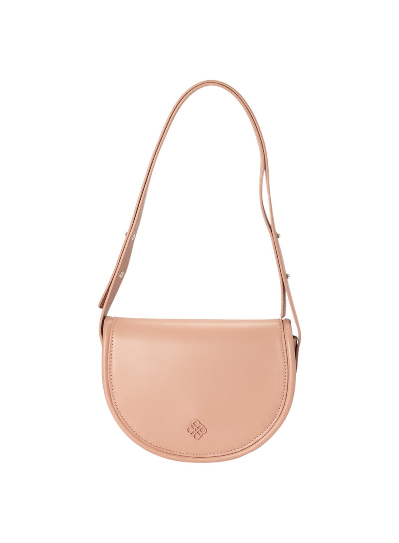 Bata Flap Over Round Shoulder Bag - Image 1