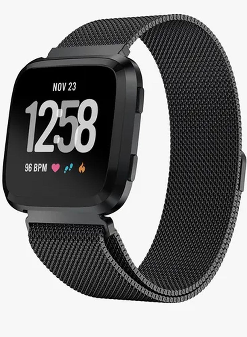 GENNEXT Replacement Band For Fitbit Versa Black size 22mm - Image 3