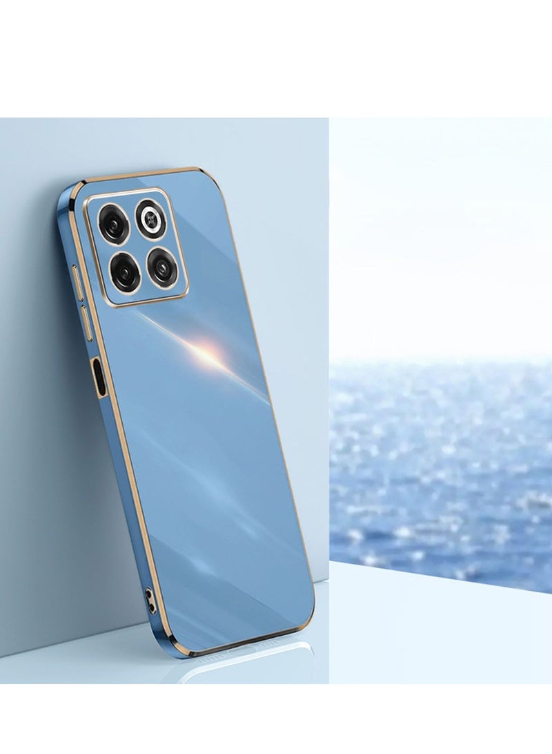 for Honor X7c 4G/5G Case, Plating Soft Back Cover, Raised Full Camera Protection, Slim Thin TPU Mobile Phone Case for Honor X7c 4G/5G, Blue