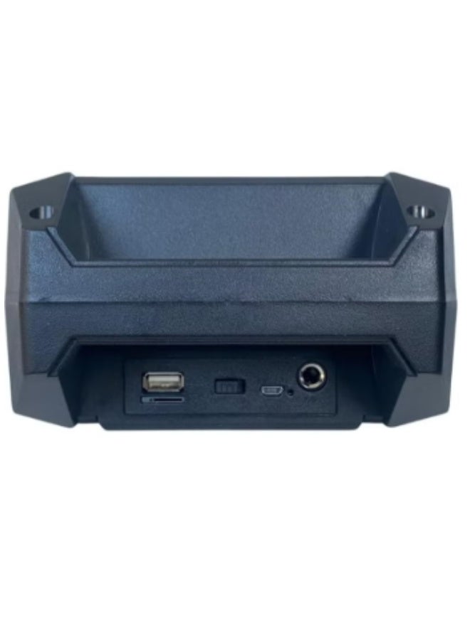 KTS-1079 Portable Wireless Bluetooth Speaker with RGB LED Lights, FM Radio, USB, TF Card - Image 4