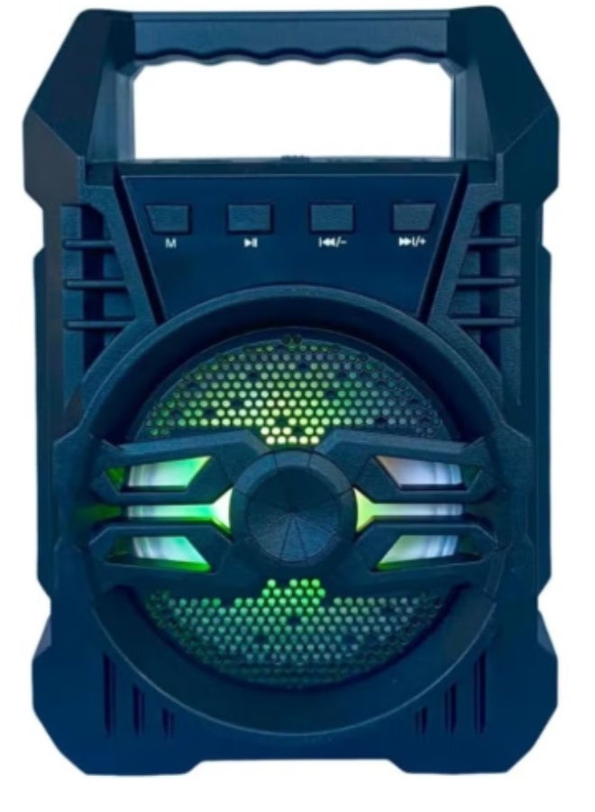 KTS-1079 Portable Wireless Bluetooth Speaker with RGB LED Lights, FM Radio, USB, TF Card - Image 3