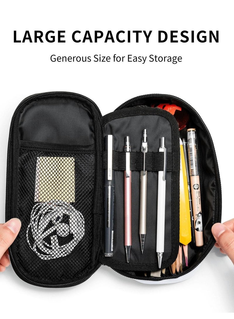 Multifunction Pencil Case-Large Capacity Harry Potter Pencil Bag 2 Compartments Storage Pouch with Zipper School Office Supplies - Image 2