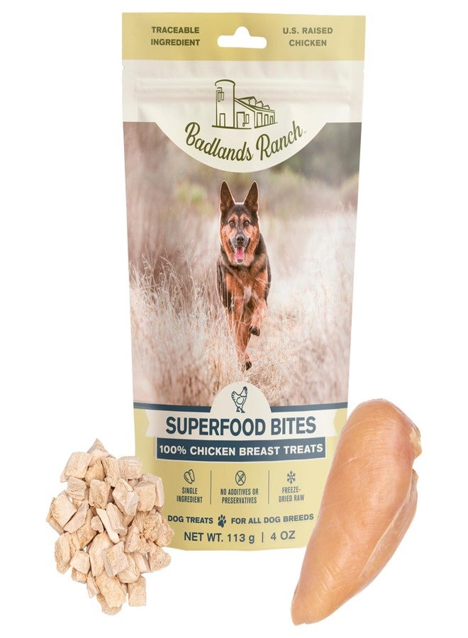BADLANDS RANCH by Katherine Heigl – Superfood Bite Freeze-Dried Raw Chicken Breast Dog Treats – High Protein Single-Ingredient Snacks for Training, Rewards & Daily Wellness - Image 1