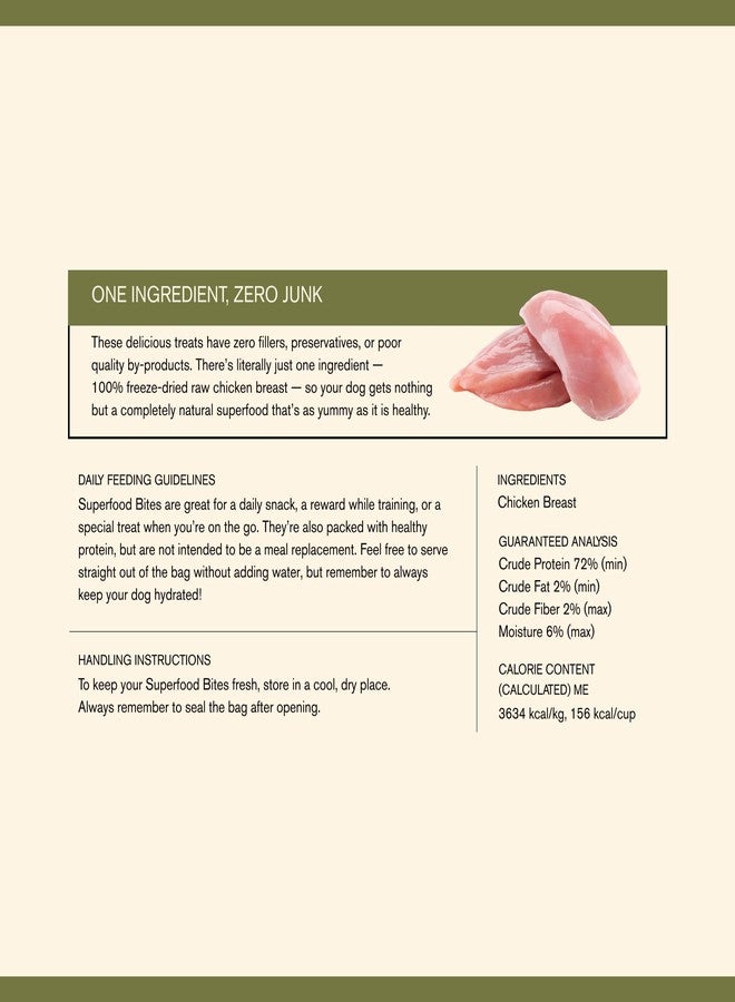 BADLANDS RANCH by Katherine Heigl – Superfood Bite Freeze-Dried Raw Chicken Breast Dog Treats – High Protein Single-Ingredient Snacks for Training, Rewards & Daily Wellness - Image 3