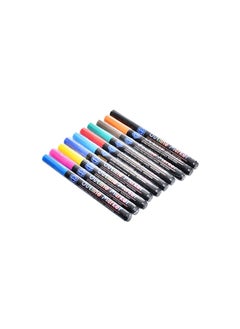 El Maayergy Elmaayergy HS-44_LBK-0001 Set Of 10 Pieces Of Marker Pen With Durable Material, Suitable For School And Home 