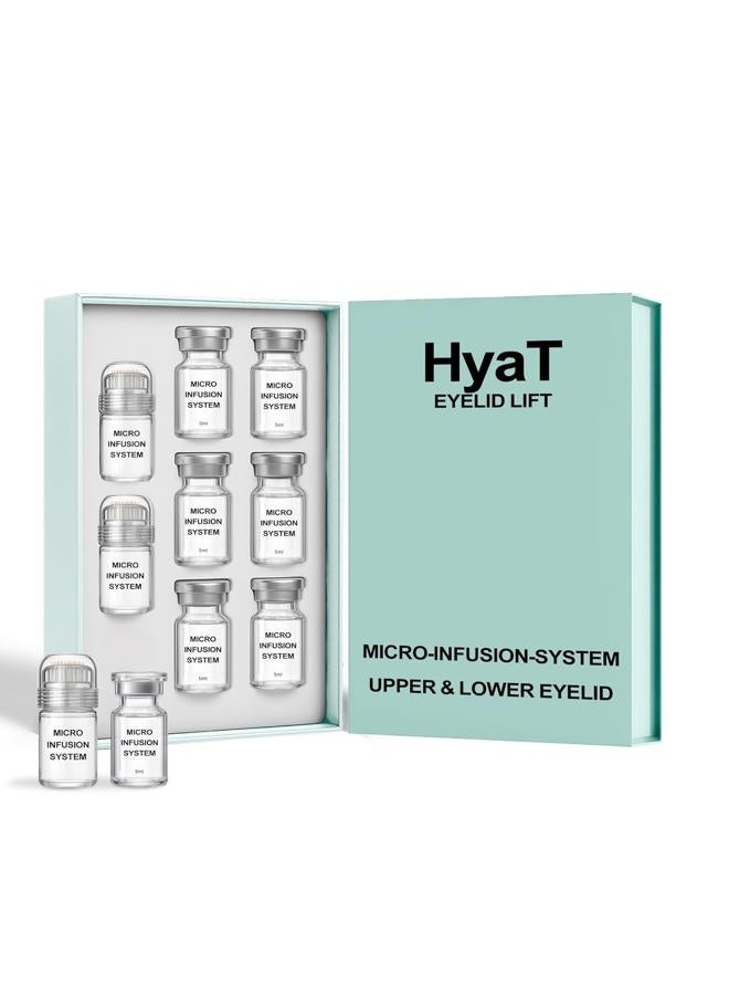 Hyat Eyelid Lift Serum - Upper & Lower Eyelid Micro In-fusion System with Retinol & Hyaluronic Acid for Firmer, Smoother Looking Eyes (Medium) - Image 1