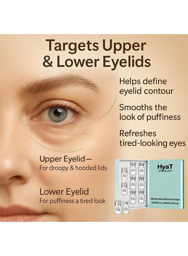 Hyat Eyelid Lift Serum - Upper & Lower Eyelid Micro In-fusion System with Retinol & Hyaluronic Acid for Firmer, Smoother Looking Eyes (Medium) - Image 2