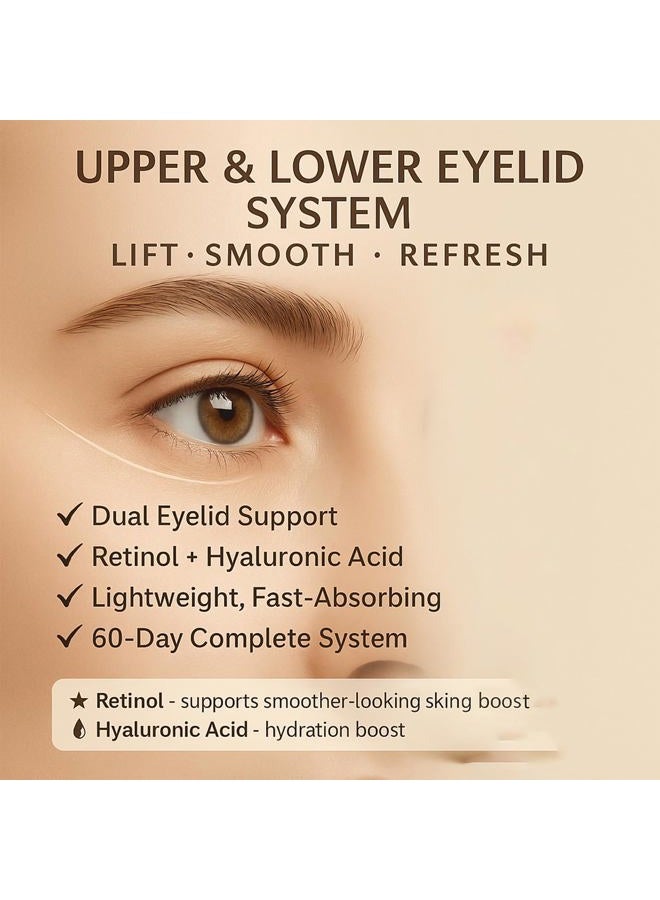 Hyat Eyelid Lift Serum - Upper & Lower Eyelid Micro In-fusion System with Retinol & Hyaluronic Acid for Firmer, Smoother Looking Eyes (Medium) - Image 3