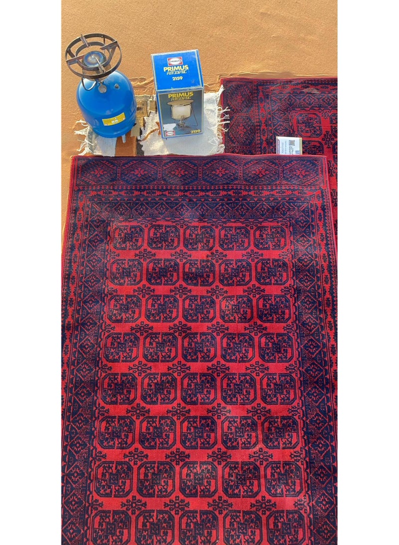 SEGADTY Diriyah Outdoor Rug with Markah from Segadty, Perfect Camping Set for Trips and Outdoor Gatherings, 100×300 cm, Red - Image 5