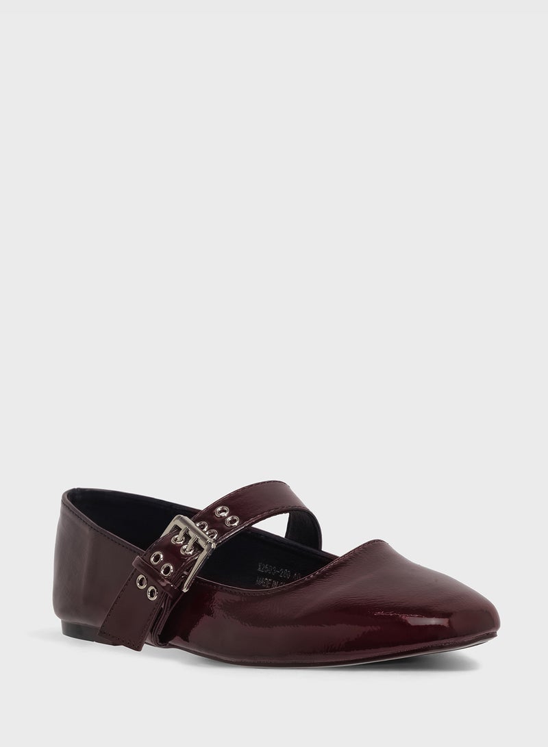 Ginger Maryjane Ballerina Flat  - Image 2