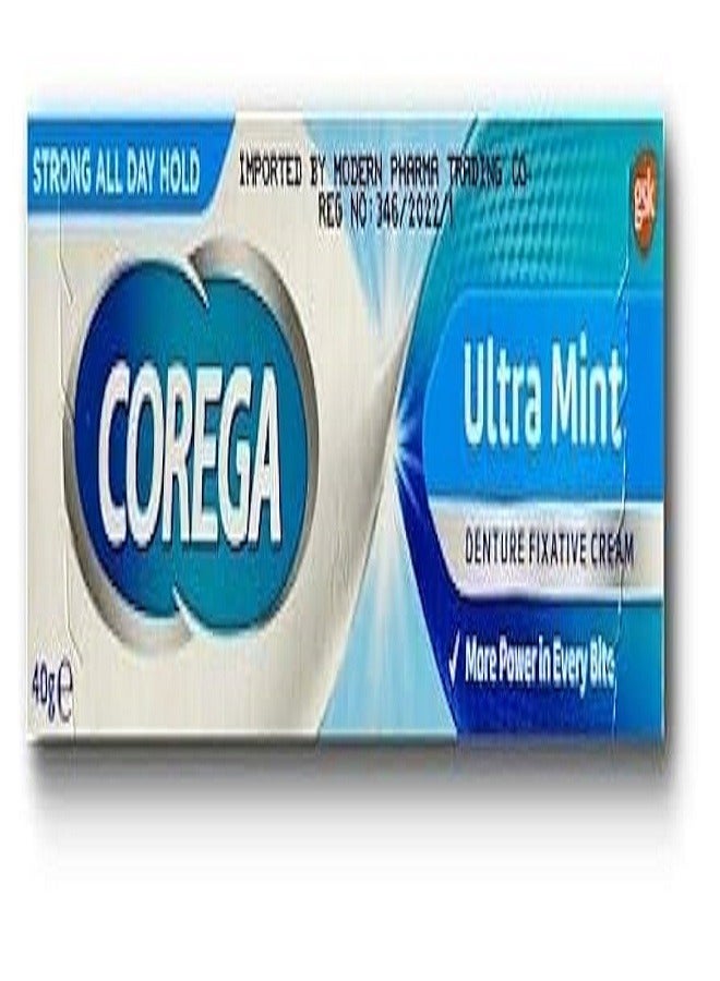 كوريغا كوريجا كريم كريم تثبت لطقم الاسنان نعناع 40 جم