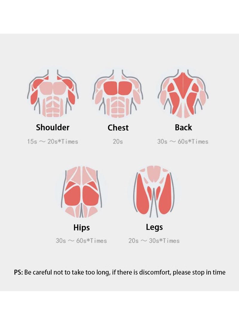 عربست مسدس تدليك، مسدس تدليك عميق للأنسجة العميقة، مدلك كهربائي محمول فائق الهدوء مع 7 سرعات (أسود) - Image 5