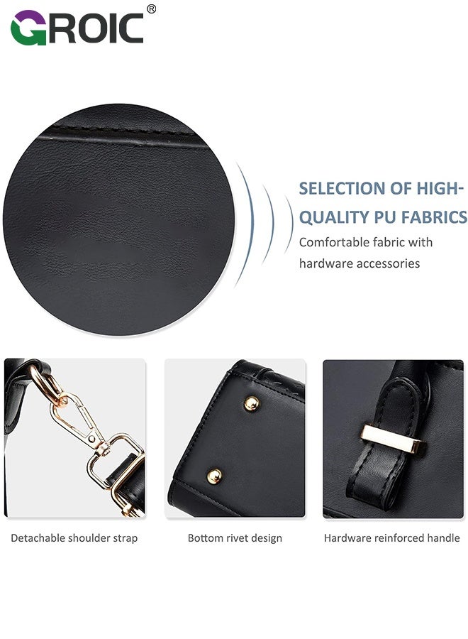 GROIC Handbags Sets For Women Shoulder Bags Top Handle Work Satchel Tote Purses Set With Matching Wallet,Purses and Handbags for Women,Crossbody bag - Image 5