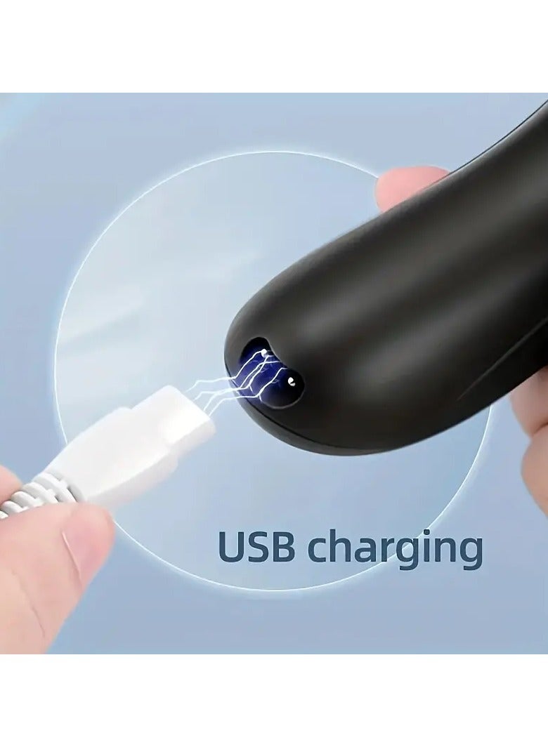 ORiTi Electric Feet Callus Remover,Rechargeable Foot File Hard Skin Remover, Waterproof Foot Grinder for Cracked Heels Calluses Dead Skin with 3 Grinding Heads 2 Speed 1 Brush, Battery Display - Image 3