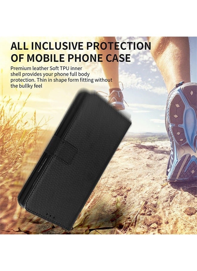 X-level Vivo V29 5G/S17/S17 Pro Phone Case Cover with Card Slots Holder Stand Quality Leather Flip Folio Wallet Shockproof Protective Back Cover with Release Hand Phone Holder Daily Video Kickstand  - Image 4