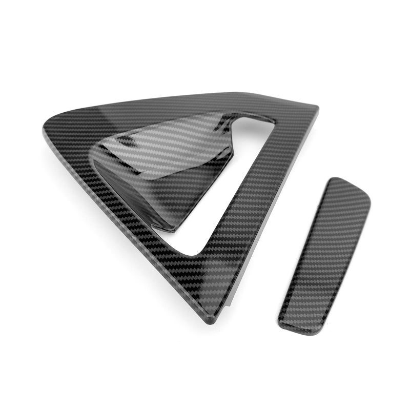 JUIVEEL Carbon Fiber Style The Second Row Door Handle Covers Compatible with Hyundai Veloster JS N line 20192023 Automotive Accessories