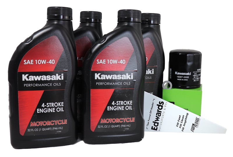 Kawasaki 2008 Kawasaki NINJA ZX-6R Oil Change Kit - Image 1