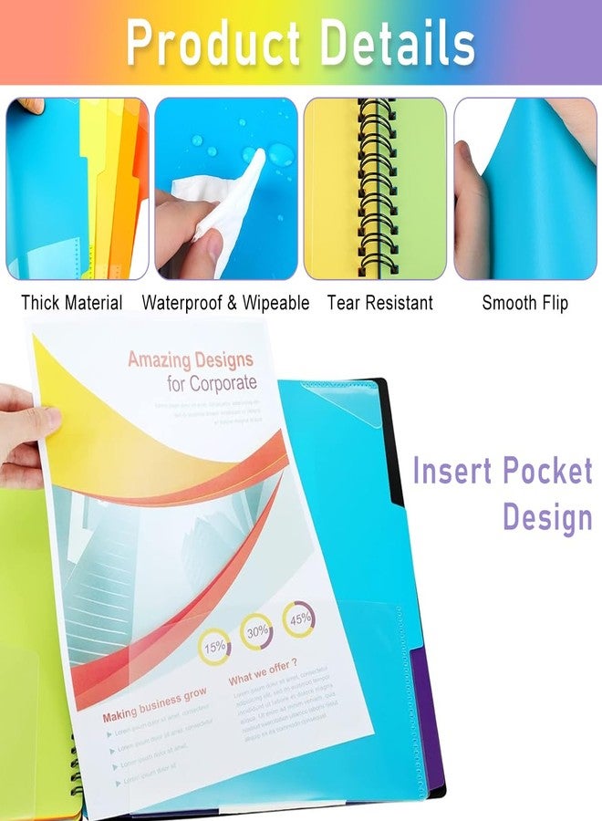 Climberty® 12 Pocket Accordion File Folder for Documents, Waterproof Expandable File Organizer with Dividers, Portable Certificate Folder for Office School Home, A4 Size - Image 3