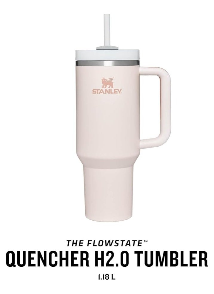 Stanley - H2.0 Flow State Stainless Steel Tumbler with Handle and Straw Lid Insulated Reusable Cup for Water, Coffee, Smoothies & More, Travel Mug, Cupholder Friendly - Image 1