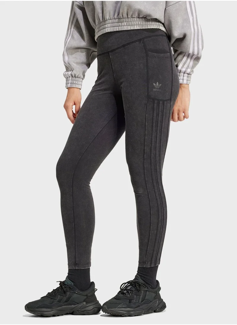 adidas Originals Washed 3 Stripe Leggings