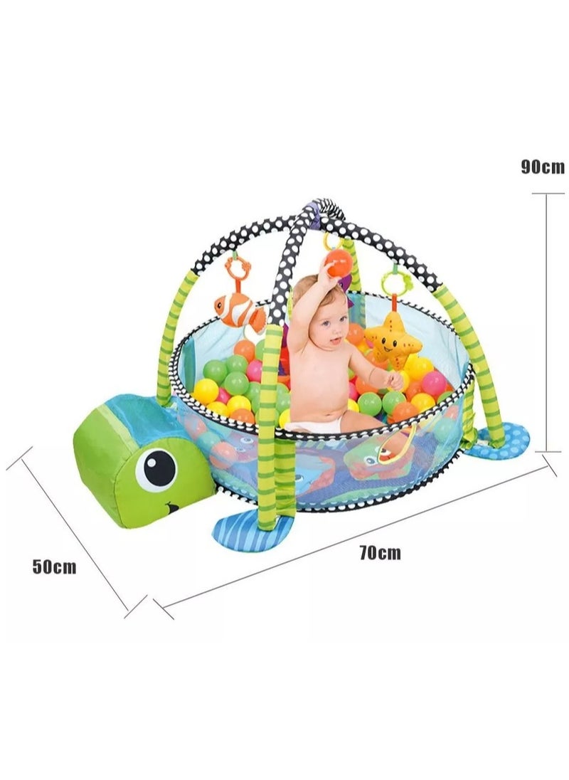 ASIV Baby Play Mat with Sensory Toys for Stages of Development, Thick and Large Baby Activity Center, Newborn to Toddler  - Image 3