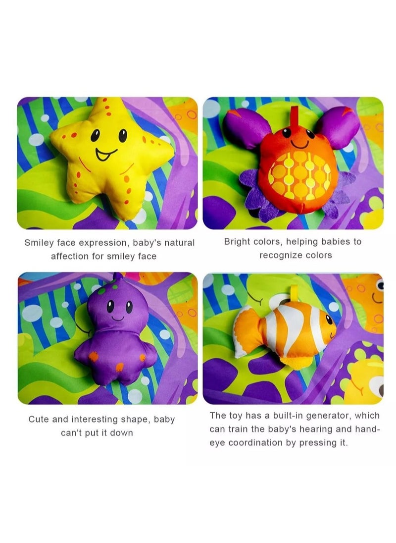 ASIV Baby Play Mat with Sensory Toys for Stages of Development, Thick and Large Baby Activity Center, Newborn to Toddler  - Image 5