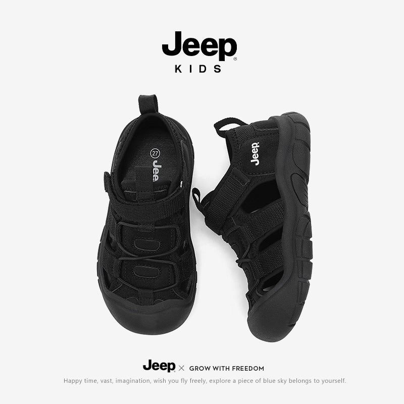 Jeep Kidsren'S Toe-Toe Sandals Boys' Breathable River Tracing Shoes 2025 Outdoor Girls' Non-Slip Beach Shoes - Image 5