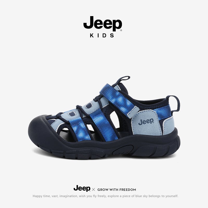 Jeep Kidsren'S Toe-Toe Sandals Boys' Breathable River Tracing Shoes 2025 Outdoor Girls' Non-Slip Beach Shoes - Image 3
