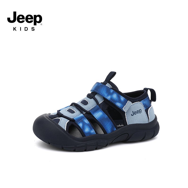 Jeep Kidsren'S Toe-Toe Sandals Boys' Breathable River Tracing Shoes 2025 Outdoor Girls' Non-Slip Beach Shoes - Image 1