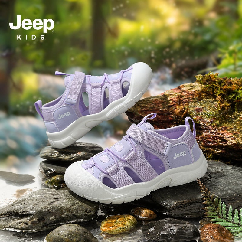 Jeep Kidsren'S Toe-Toe Sandals Boys' Breathable River Tracing Shoes 2025 Outdoor Girls' Non-Slip Beach Shoes - Image 4