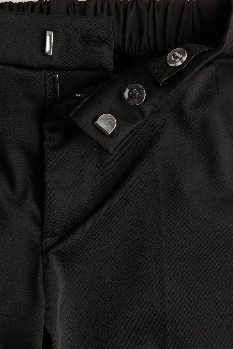 H&M Wide-Leg Twill Trousers