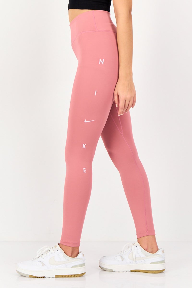Nike Women Tight Fit Training Leggings, Pink - Image 4