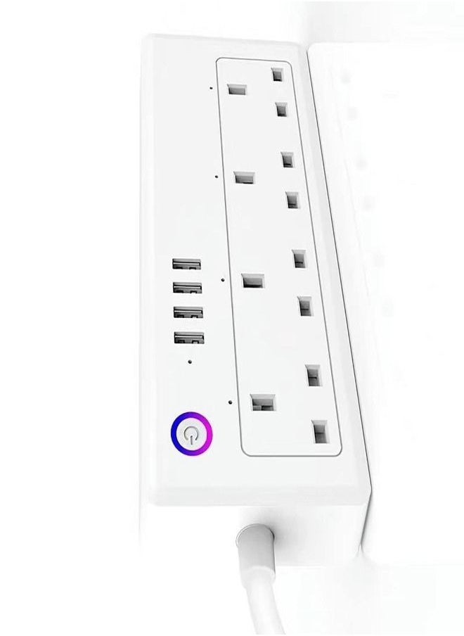 4-Way Smart WiFi Power Strip with USB Charging 4 Outlets Socket Voice Control by Alexa  Google Home Assistant 1.8M Cable - pzsku/Z1BD46DE6E46AF54A873CZ/45/_/1713366475/bec1a9af-d2c8-4ffc-aae1-3fb627383a68