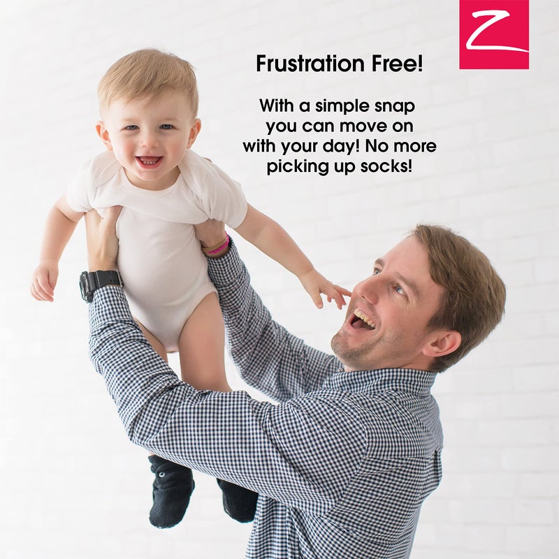 Zutano Unisex Cozie Fleece Baby Booties with Grippers, Baby Essentials, Khaki, 18 Months - Image 5