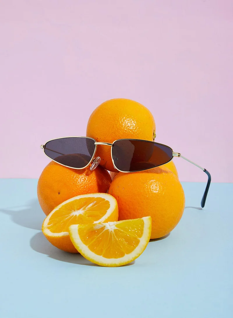 Haute Sauce Black Frame Retro Sunglasses