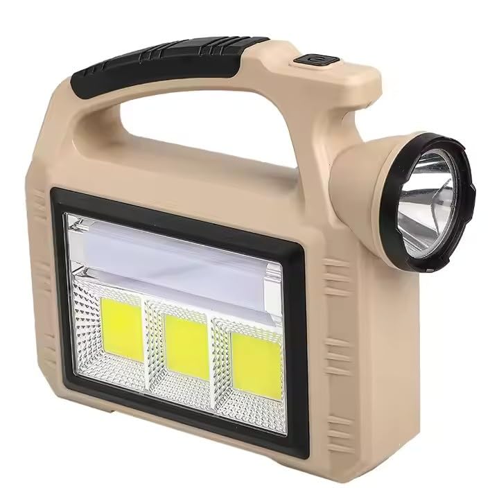 LOOKMINT Rechargeable HighPower LED Searchlight with Strong Light and Portable Design Suitable for Outdoor and Emergency Use Includes 1200mAh Battery and Comfortable Grip - Image 1