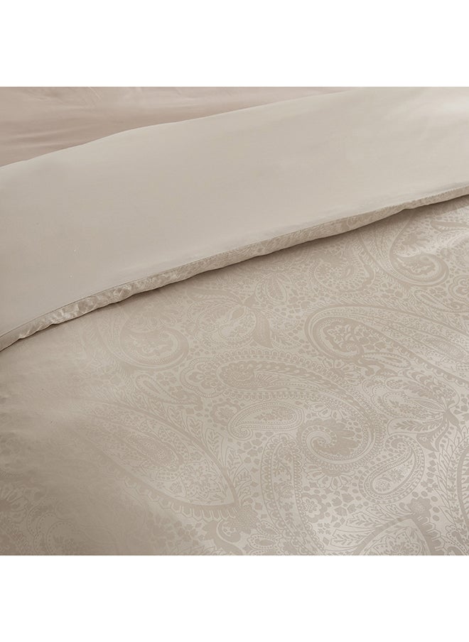 Home Box Opulent Luxe Printed 3-Piece Cotton Jacquard Queen King Duvet Cover Set - 220x220 cm  - Image 5