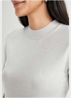 DeFacto Fitted Short Sleeve Sweater  - Image 3