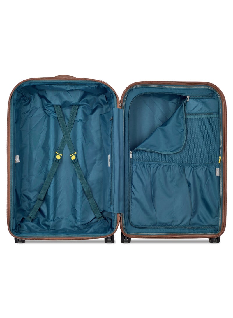 Delsey Carrousel Hardcase Expendable Double wheel luggage trolley suitcase 77cm platinum - Image 2