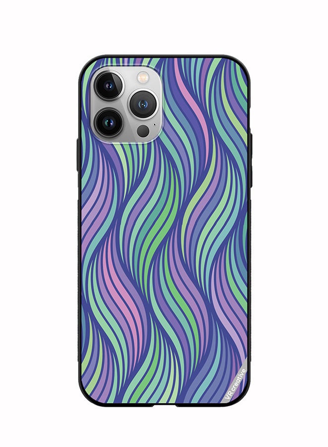 VR CREATIVE Protective Case Cover For Apple iPhone 11 Pro Strips Design Multicolour - Image 1