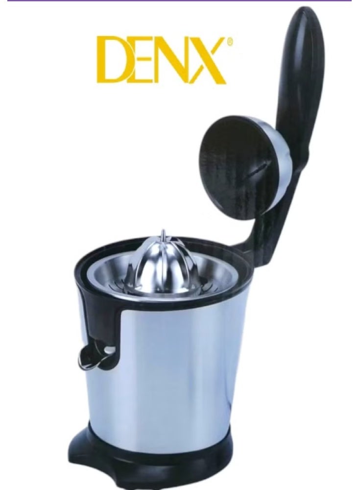 Denx Stainless Steel Orange Juicer, Electric Stainless Steel Citrus Juicer, Fresh Fruit Juicer, Fresh Juice for Squeezing Oranges, Lemons - Image 1