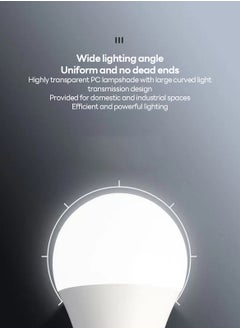 Sharpdo LED Bulb White 5W E27 Base 3 Colors LED Light Energy and Energy Saving Office Light Living Room  - Image 4