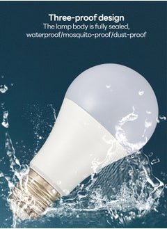 Sharpdo LED Bulb White 5W E27 Base 3 Colors LED Light Energy and Energy Saving Office Light Living Room  - Image 2