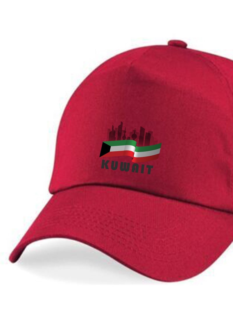 برينت شوب فور مي قبعة بيسبول لليوم الوطني الكويتي لكل من الرجال والنساء مع إبزيم معدني قابل للتعديل للإغلاق - هدية لأي كويتي - احتفل باليوم الوطني الكويتي بأناقة - Image 3