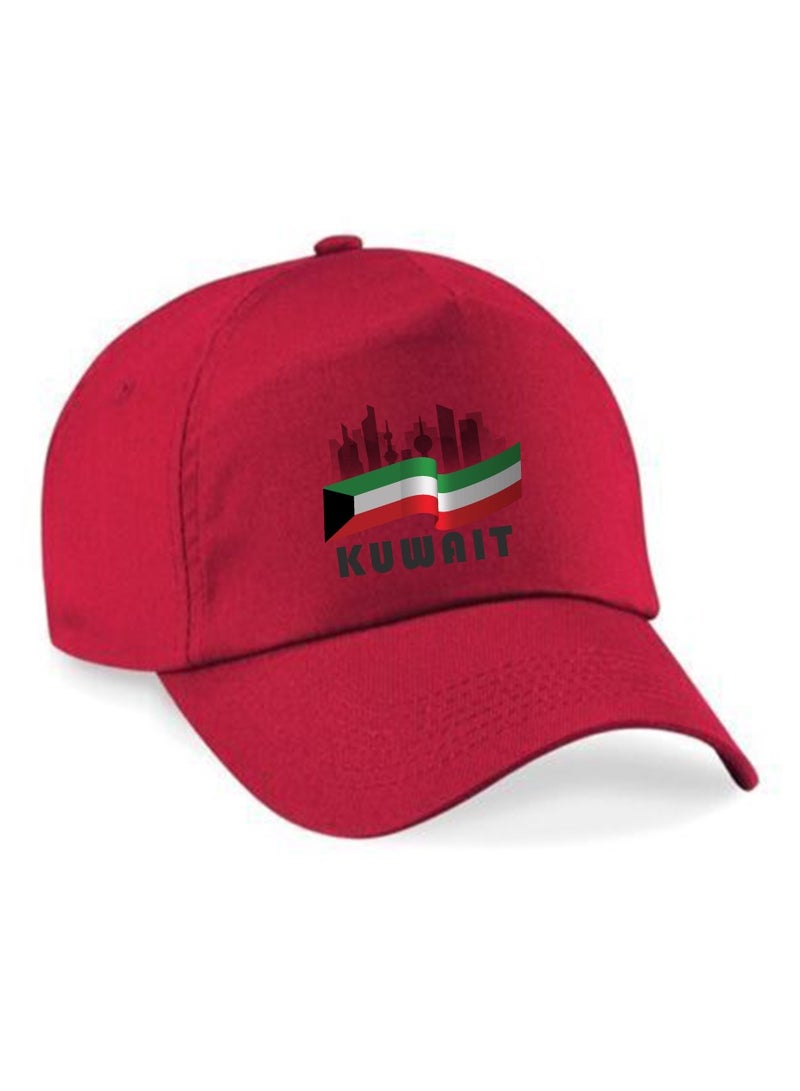 برينت شوب فور مي قبعة بيسبول لليوم الوطني الكويتي لكل من الرجال والنساء مع إبزيم معدني قابل للتعديل للإغلاق - هدية لأي كويتي - احتفل باليوم الوطني الكويتي بأناقة - Image 2