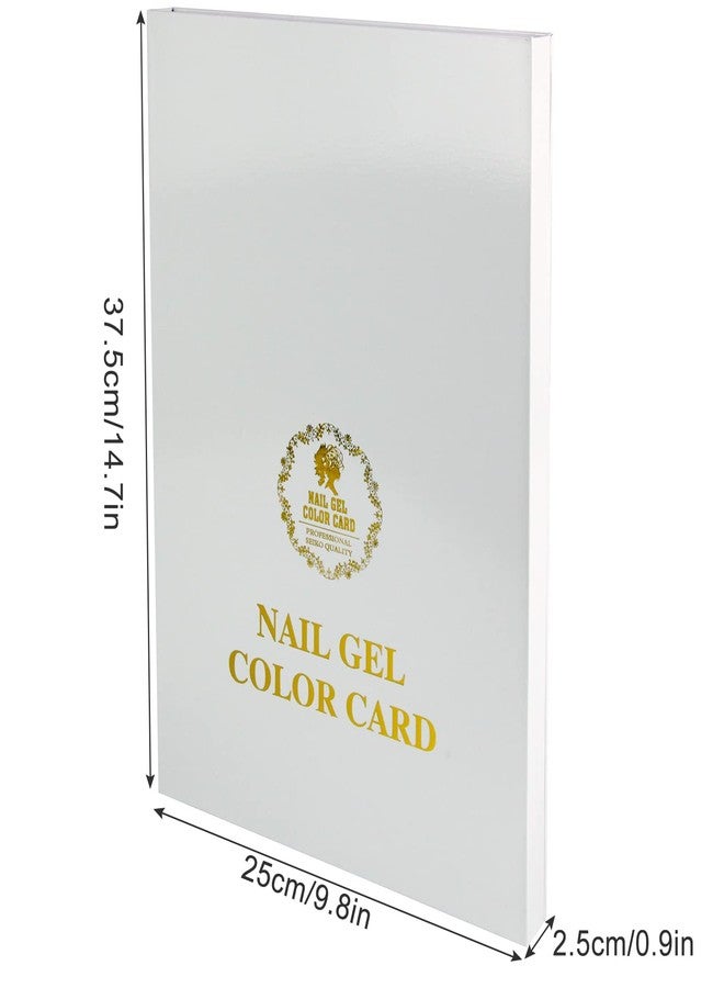 eyxformula 308 Nail Color Chart Display, UV Gel Polish Book Nail Painting Practice Design Board, Fake Tips Nails Sample Display Nail Art for Nail Salons, DIY Nail Art at Home - Image 5