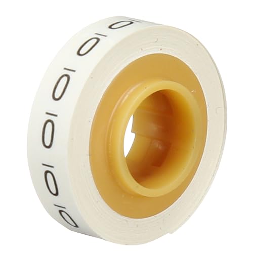 3M ScotchCode Wire Marker Tape Refill Roll SDR-0, Printed with "0", Pack of 10 Rolls - Image 2