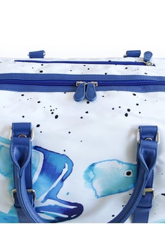 Anemoss Travel Duffel Bag, 50L Large Capacity, Oxford Polyster Blend Luggage Bag, Travel Bag with Zipper and Pockets, Duffel Bag for Gym Sports Fitness, Travel Hand Luggage Bags, Fish Design Tote Bag  - Image 3