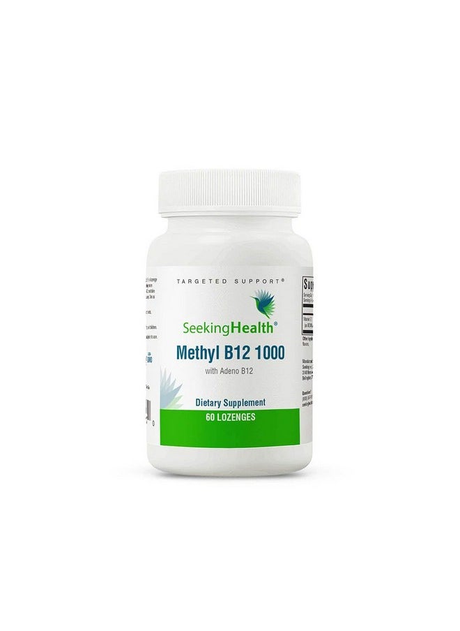 Seeking Health Active B12 1000, 1000 mcg B12 as Adenosylcobalamin and Methylcobalamin, Supports Homocysteine Levels and Methylation, MTHFR Support, Vegan and Vegetarian (60 lozenges)* - pzsku/Z1BD5393991CFF27FD503Z/45/_/1739864460/dddc5fa7-343e-4bd5-9fdf-4bbd420ca9e8